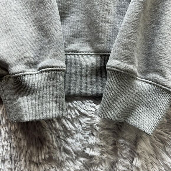 Okaicos Grey Provo Embroidered Crewneck Mens Medium Sweatshirt Gray Chenille - Picture 6 of 11